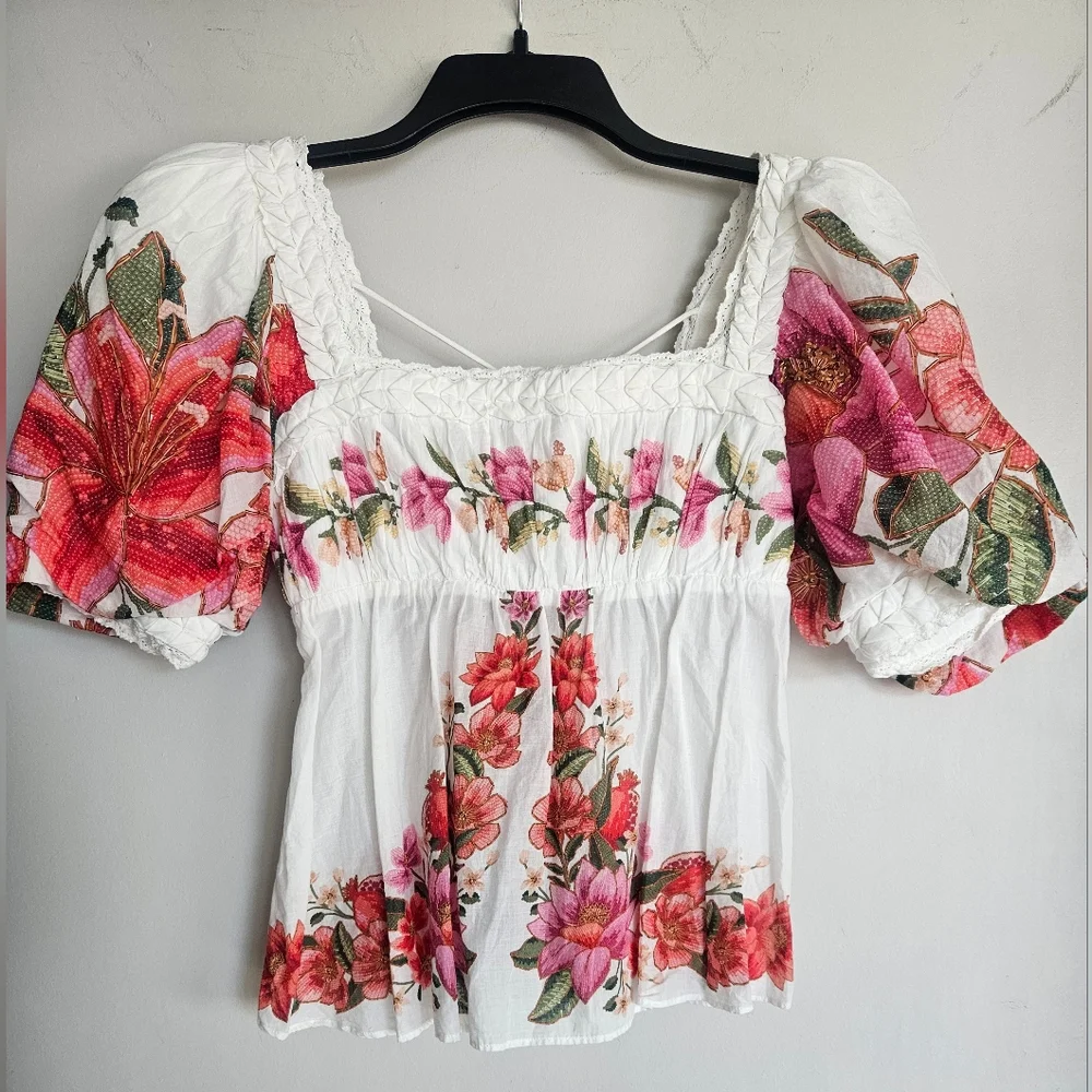 Farm Rio Fruit Linen Top - Picture 5 of 8